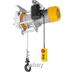 Vevor 2200lbs Electric Hoist Winch Lifting Engine Crane Lift Hook Avec Télécommande