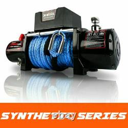 Voiture Winch 12000lb Synthetic Rope Waterproof Ip67 Wireless Handheld Remote USA