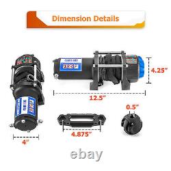 WSAYS UTV Treuil électrique de 4500 lb Montage Combo Convient à YAMAHA RHINO 450/660/700 03-13