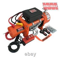 Winch Électrique 12v 15000lb (en Limited 4,082kg Max) Winchmax Brand Recovery