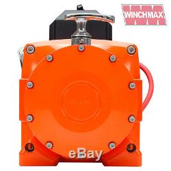 Winch Electrique 12v Récupération 4x4 17000 Lb Winchmax Original Orange À Distance Winch