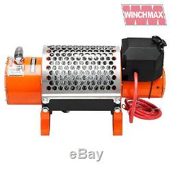 Winch Electrique 12v Récupération 4x4 20000 Lb Winchmax Original Orange À Distance Winch