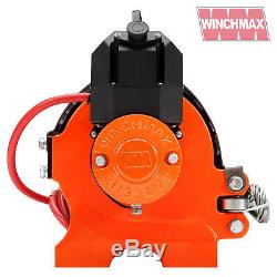 Winch Electrique 12v Récupération 4x4 20000 Lb Winchmax Original Orange À Distance Winch