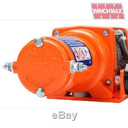 Winch Electrique 12v Vtt Remorque Bateau 3000 Lb Winchmax Synthétique À Distance Dyneema