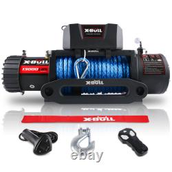 X-bull 12v 13000lbs Treuil Électrique Jeep Jeep Remorquage Camion Hors Route 4wd